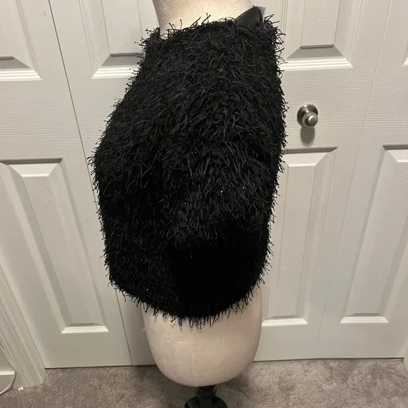 Zara size 9 Black Textured Women's Top - Picture 8 of 16